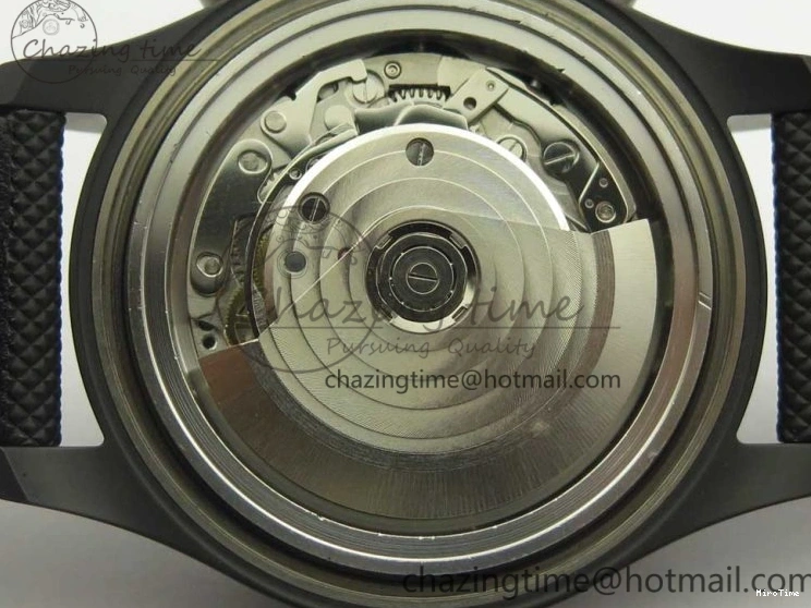 MIROTIME 1231 Modern PILOT IW389001 ZF 1:1 Best Edition Ceramic Case Black Dial on Nylon Strap A7750 (Same Function As Genuine) 7158